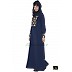 Chic style Abaya- Navy blue